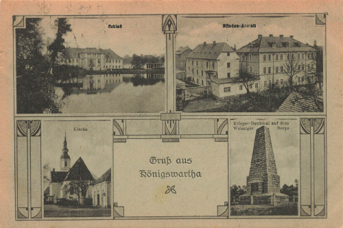 02699 Königswartha o 25.3.1920 Bahnpost Bautzen - Petershain Zug-Nr. 2717