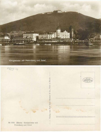 Königswinter Petersberg und Hotel * ca. 1930