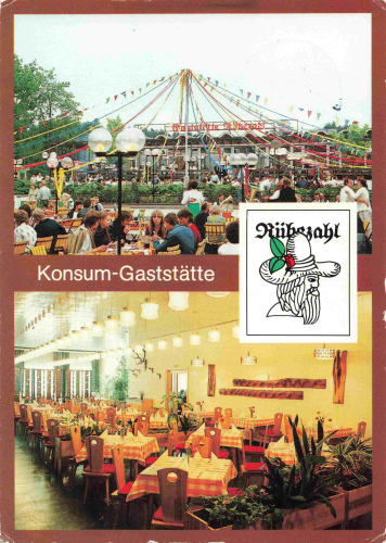 'Konsum' restaurant 'Rübezahl' in Köpenick, Berlin, by Lake Müggelsee – 1987