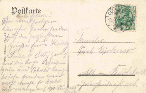 Köpenick, Berlin – Restaurant Schmetterlingshorst by the Lange See (lake) – original vintage picture postcard, c. 1908