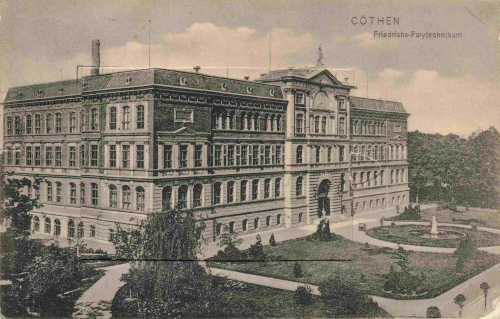 Köthen Friedrichs Polytechnikum Klappkarte o 1911