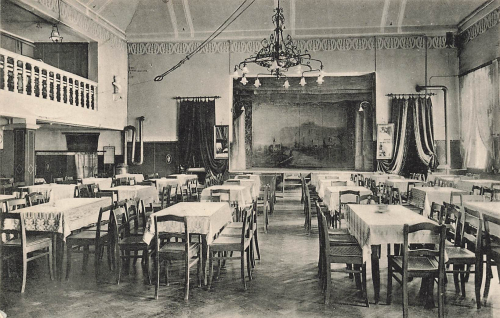 02763 Hoernitz Gasthof Albertsaal Interior view o 1916