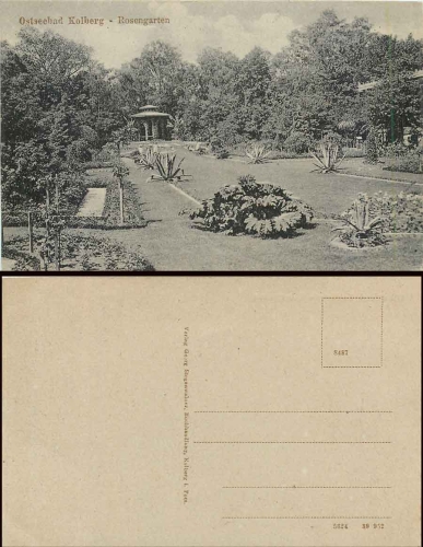 Kolberg Pomerania Rose Garden * approx. 1920