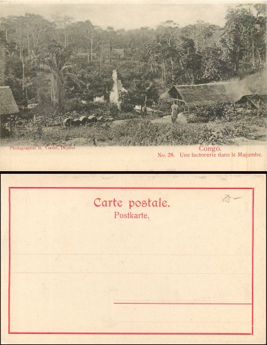 Congo Zaire Une factorerie dans le Majumbe *ca.1900