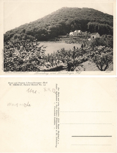 53639 Konigswinter Lowenburger Hof gebr. ca. 1912