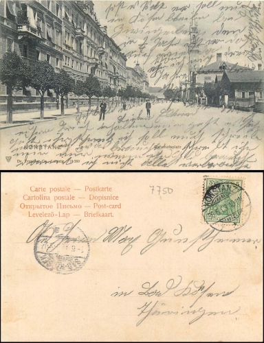 Konstanz Bahnhofsplatz o 20.05.1903