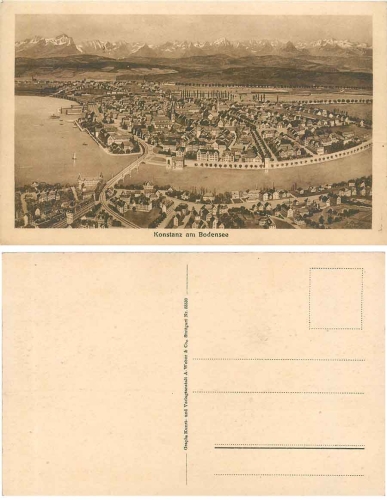 78465 Konstanz artist card Joseph Ruep * approx. 1925