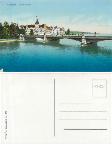 78465 Constance Lake Constance Rhine Bridge *approx. 1925