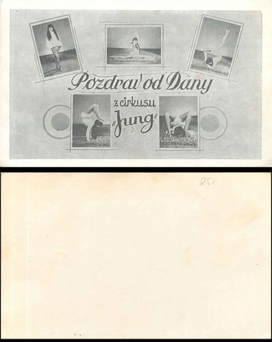 Circus Jung contortionist * ca. 1930