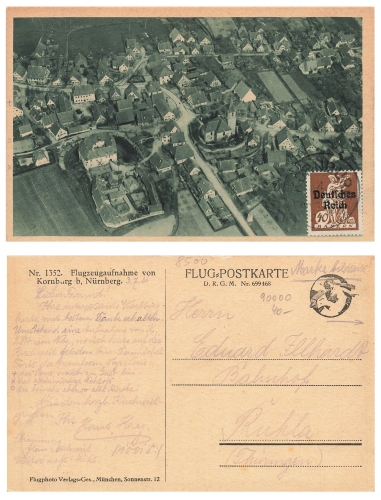 Kornburg Nürnberg aircraft photo o 3.7.1921