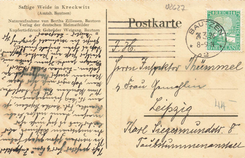 02627 Kreckwitz sheep herd o 1926