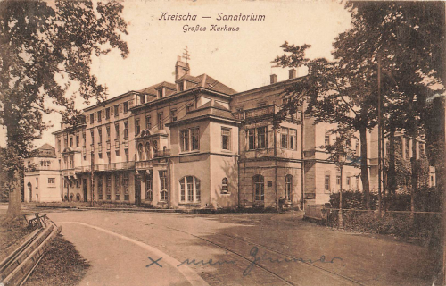 01731 Kreischa Sanatorium Grosses Kurhaus o 1929