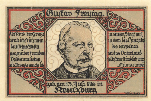 Kreuzburg Upper Silesia emergency banknote Kluczbork 1921