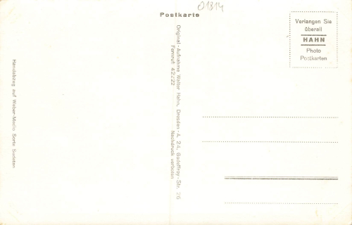 01814 Krippen Sächsische Schweiz mit Kohlbornstein * 1930 Hahn-Foto8174