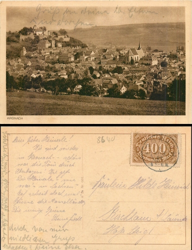 Kronach o 6.8.1926