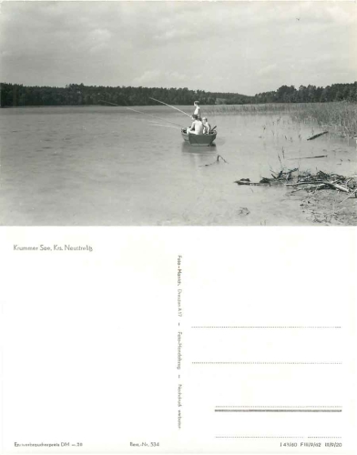 17237 Krummer See Angler *1962 Hanich0534