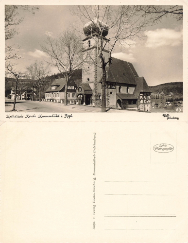 Krummhuebel Riesengebirge Schlesien Kirche Karpacz * 1930