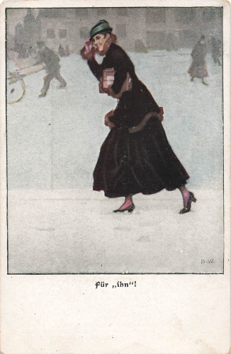 For Him! No. 7 Artist Card Brynolf Wennerberg B.W. * around 1915