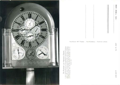 Glashütte Kunstuhr von Hermann Goertz *1983 Hanich2429