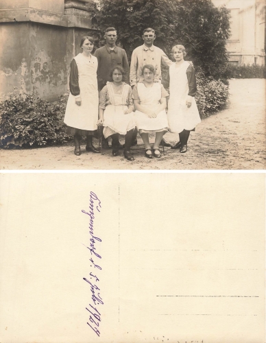 Kunzendorf Kreis Glogau Schlesien Angestellte Sieroszowice 1927
