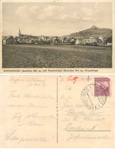 Kupferberg mit Kupferhuegel o 30.6.1926