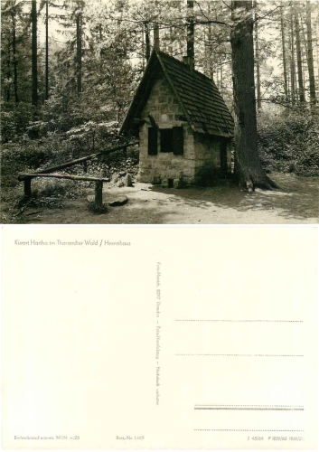 01737 Kurort Hartha hexenhaus  *1966 Hanich1449