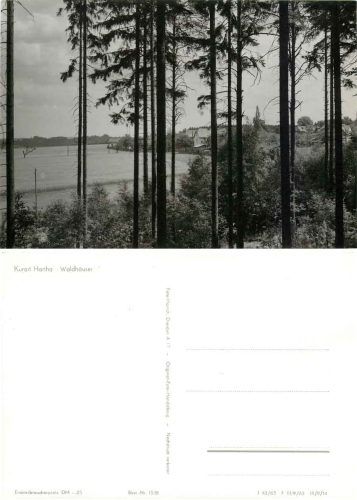 01737 Kurort Hartha Waldhaeuser *1963 Hanich1538