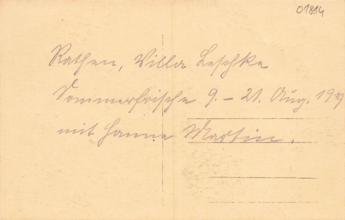 Elbdampfer "Saxonia" vor Rathen gebraucht 1919 Hahn-Foto72