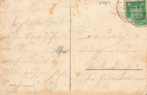 01824 Rathen Gasthof Erbgericht Saxon Switzerland o 1925