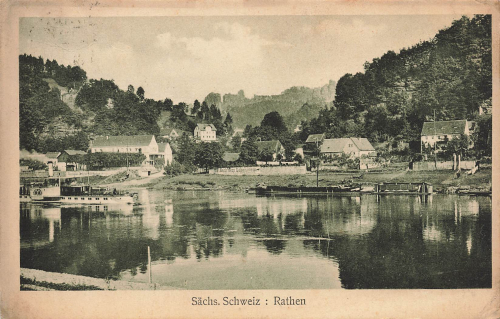 01824 Rathen Saxon Switzerland o 1928