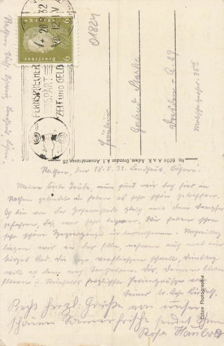 01824 Rathen Saxon Switzerland o 1932