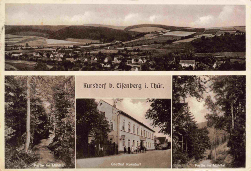 Kursdorf Eisenberg Thüringen Gasthof  o 1937
