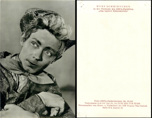 Schmidtchen Kurt in the role of "The Brave Little Tailor"