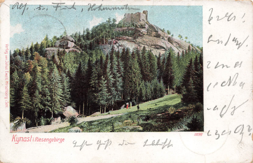 Kynast Riesengebirge Schlesien Chojnik o 1904