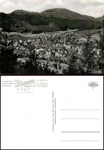 Laasphe Totalansicht * ca. 1959