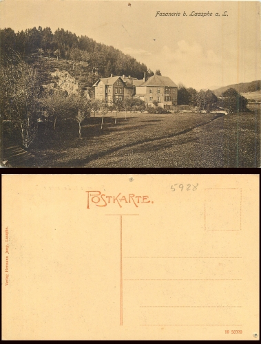 Laasphe Gasthof Fasanerie * ca. 1915
