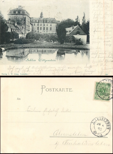 Laasphe Schloss Wittgenstein o 28.06.1898