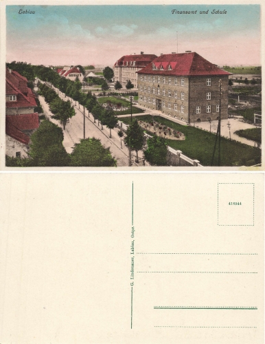 Labiau tax office and school East Prussia Polessk * around 1920