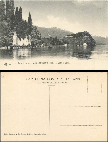 Lago die Como Villa Serbelloni *ca.1910