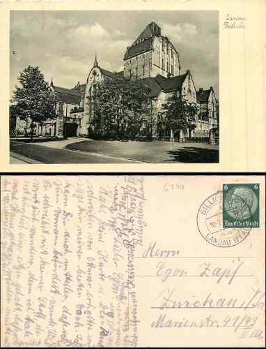 Landau Pfalz Festhalle o 10.7.1940