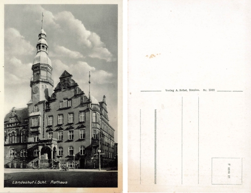 Landeshut Schlesien Rathaus Kamienna Gora * um 1930