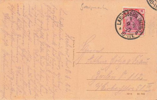 Landsberg Warthe Gorzów Wielkopolski  Mariengrund im Quilitzpark o 1922