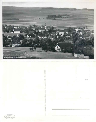 09337 Langenberg b. Hohenstein-Ernstthal * ca. 1940