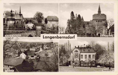085428 Langenbernsdorf Mehrbildkarte o 1959