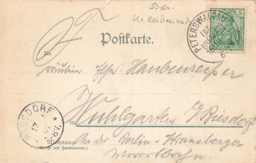 Ober Langenbielau Eulengebirge Kaiser Wilhelmshöhe Schlesien Bielawa o 1901