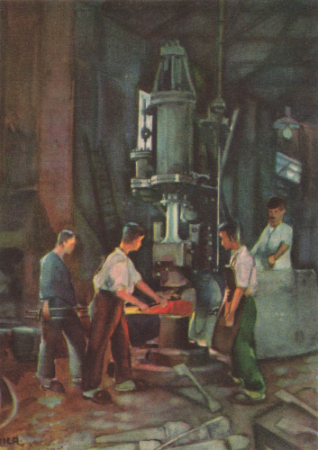 01979 Lauchhammer Linke-Hofmann A.G. 200 Jahre 1925 Künstlerkarte