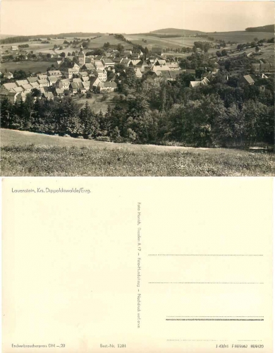 01778 Lauenstein Altenberg Erzgebirge *1961 Hanich1201