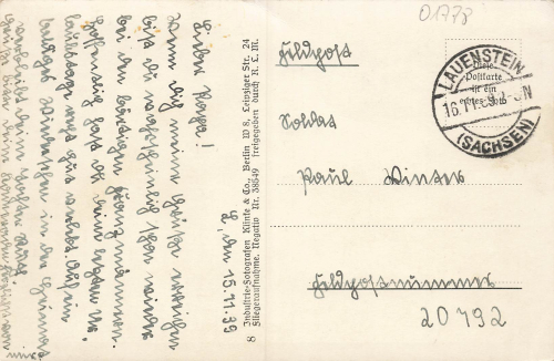 01778 Lauenstein Erzgebirge o 1939