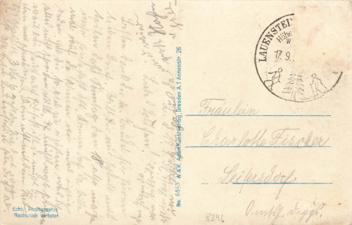 01778 Lauenstein Erzgebirge o 1932