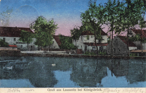01936 Laussnitz bei Königsbrück Lunakarte 20571 o 1912